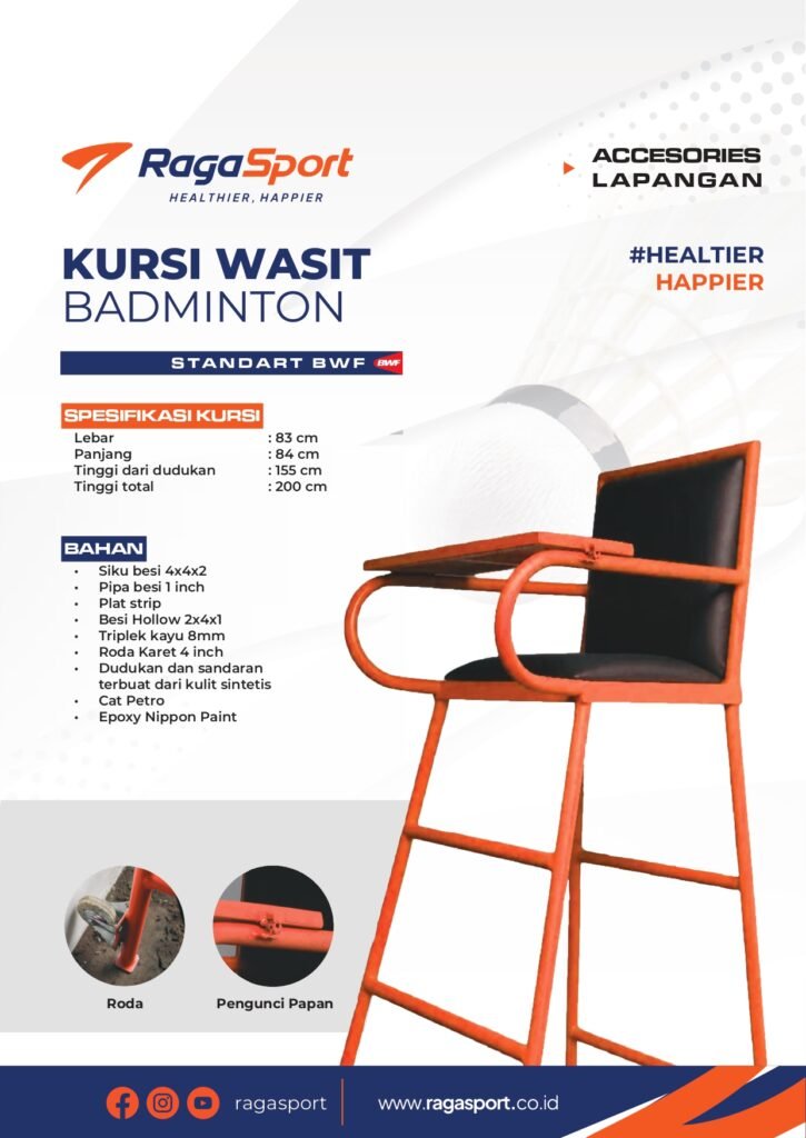 Kursi Wasit Badminton
