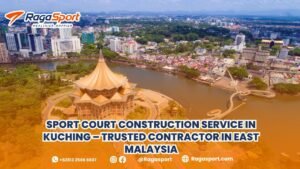 sport court construction service in kuching