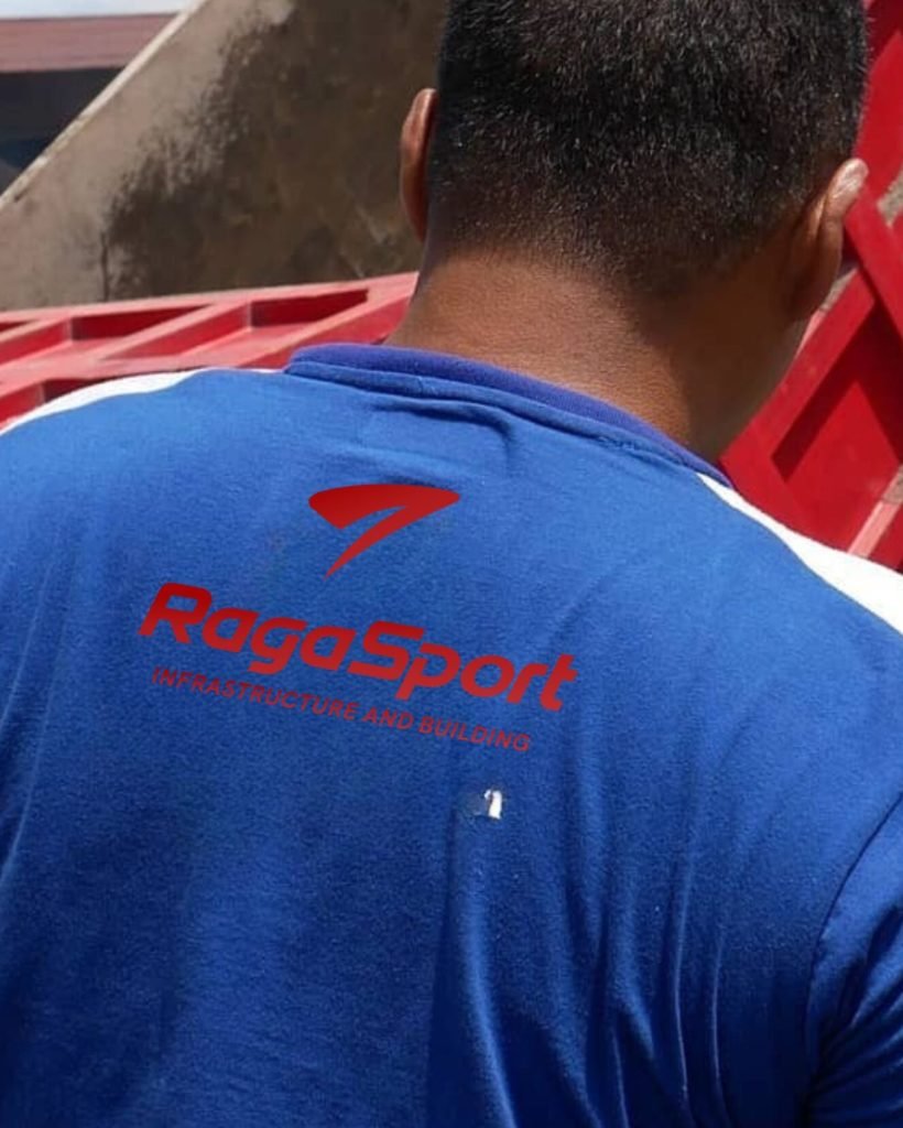 RAGASPORT BUILDING kontruksi bangunan, infrastruktur bangunan dan kolam renang